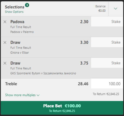 Bet365 listek